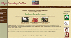 Desktop Screenshot of highcountrycoffee.com